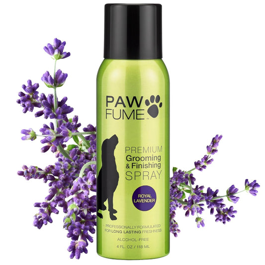 PAWFUME Premium Grooming Spray Dog Spray Deodorizer Perfume for Dogs - Dog Cologne Spray Long Lasting Dog Sprays - Dog Perfume Spray Long Lasting after Bath- Dog Deodorizing Spray (Lavender)